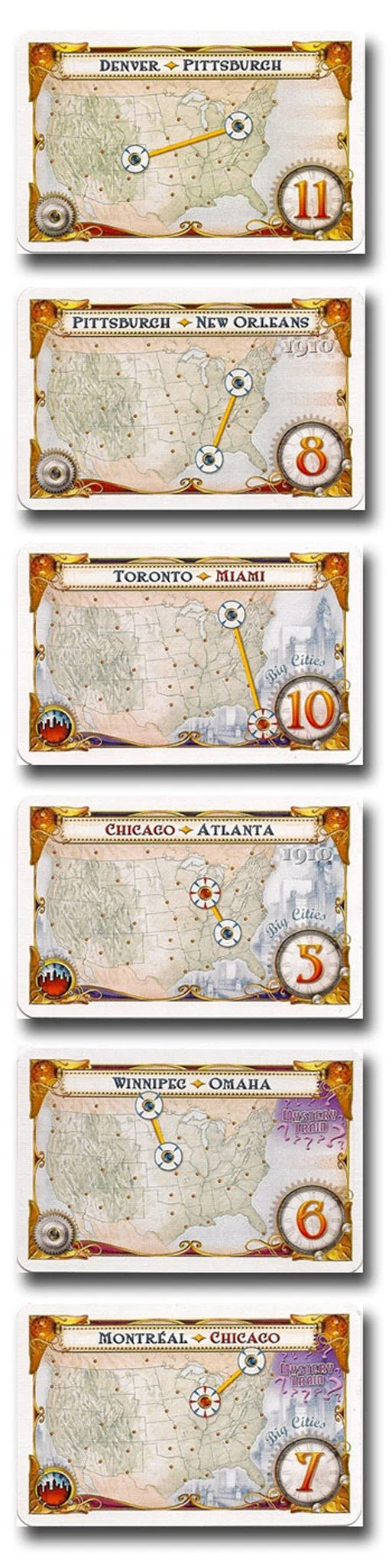 Days Of Wonder Ticket to Ride USA 1910 Expansion