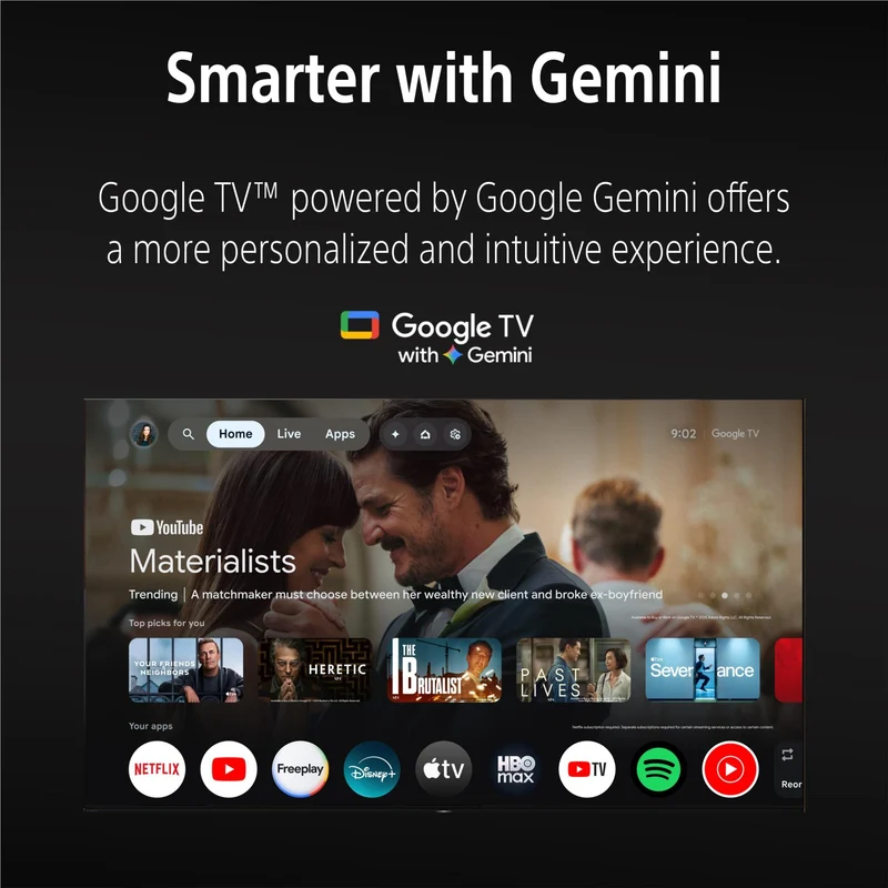 Sony 43" BRAVIA 3 II 4K LED AI Google TV [2026]