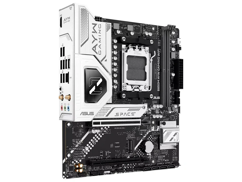 ASUS B850M AYW GAMING WIFI AMD B850 AM5 DDR5 Micro-ATX Motherboard