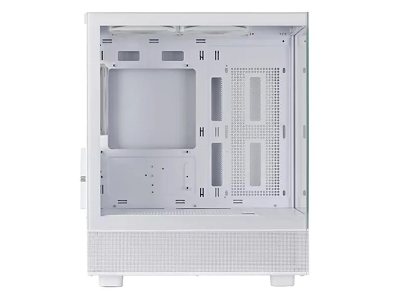 SilverStone LD04 Tempered Glass ARGB Micro-ATX Tower - White
