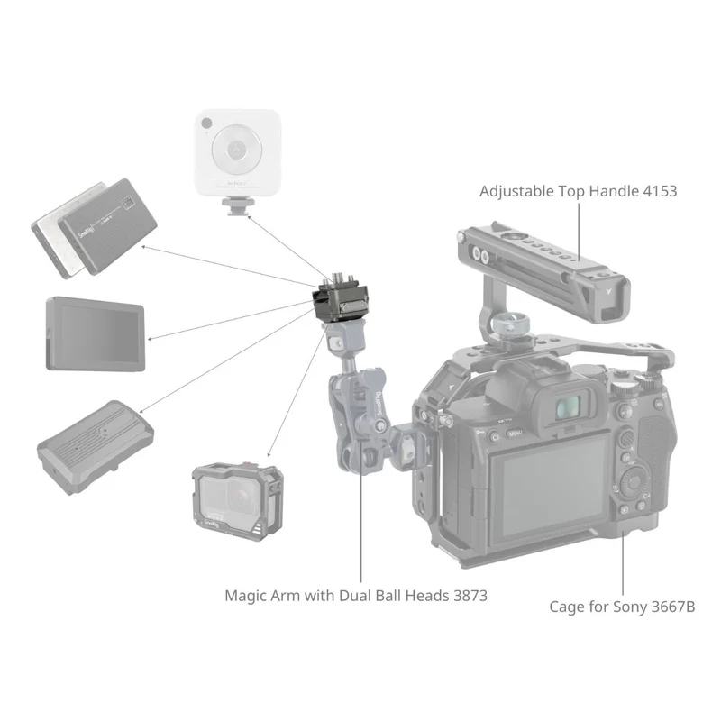 SmallRig HawkLock H21 Universal Quick Release Mount Plate Kit 4491