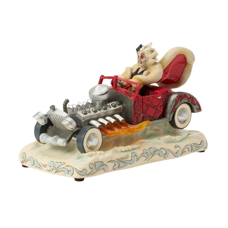 Jim Shore Disney Traditions - 101 Dalmatians - Cruella Car Scene Musical