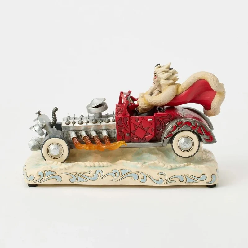 Jim Shore Disney Traditions - 101 Dalmatians - Cruella Car Scene Musical