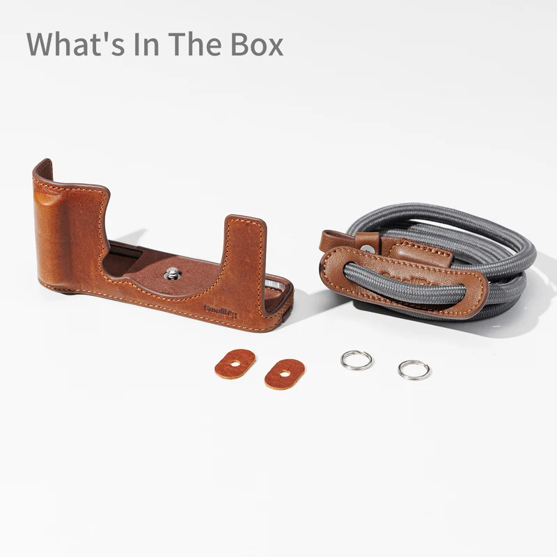 SmallRig Leather Case Kit for FUJIFILM X-E5 (Brown) 5449