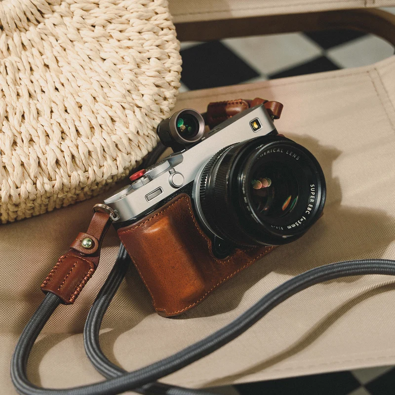 SmallRig Leather Case Kit for FUJIFILM X-E5 (Brown) 5449